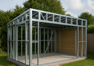 tuinhuis steelframe