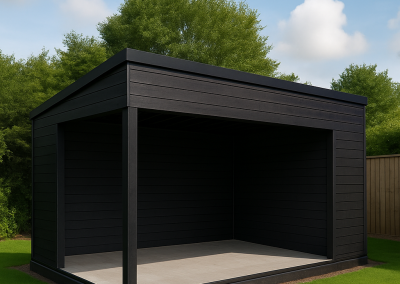 tuinkantoor steelframe